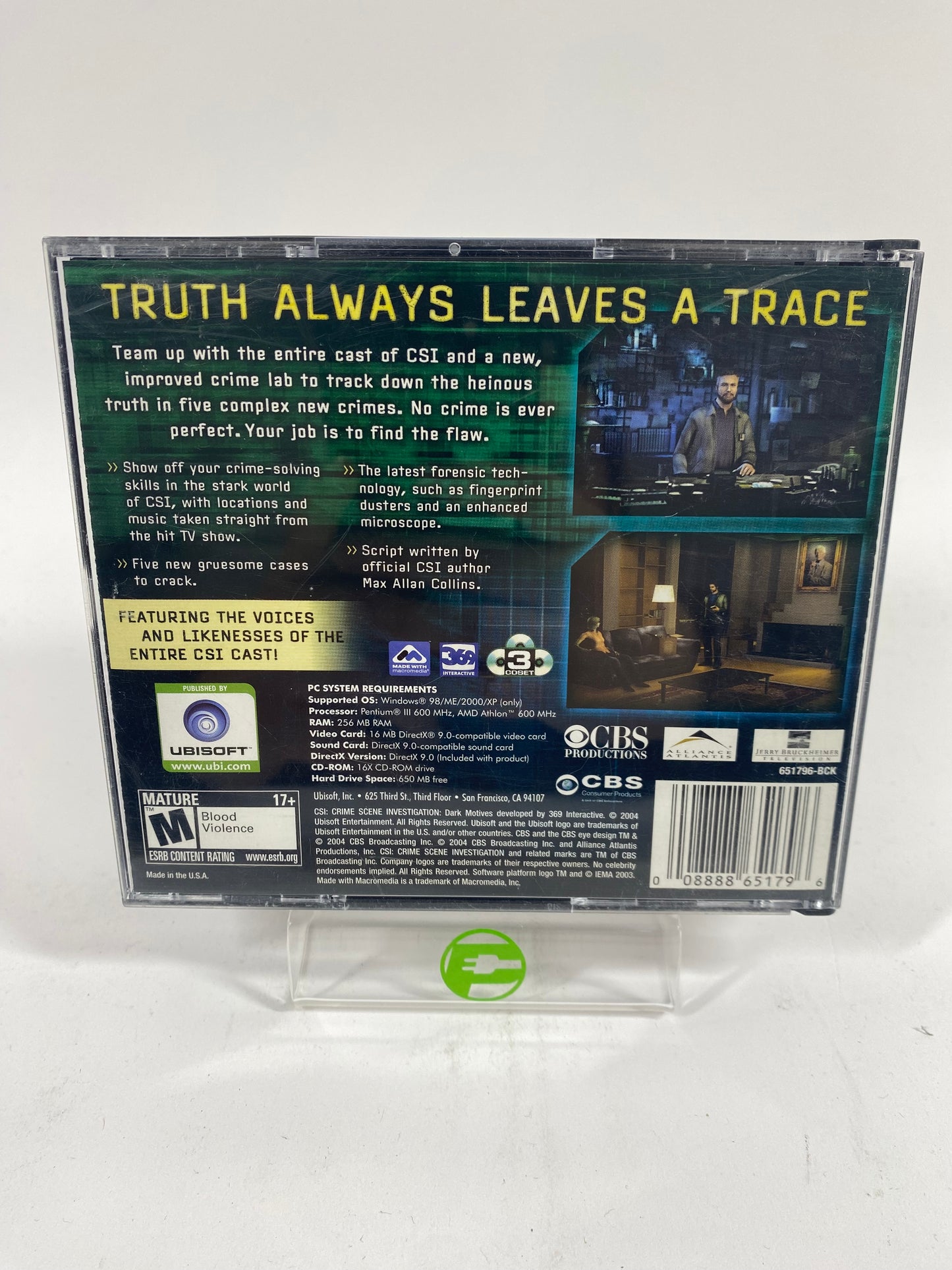 CSI: Crime Scene Investigators Dark Motives (PC, 2004)