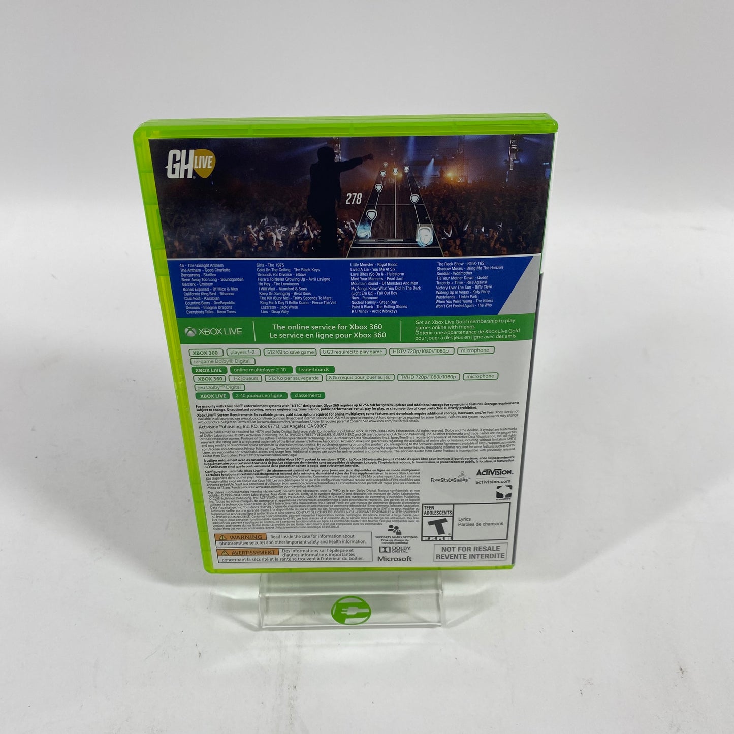 Guitar Hero Live (Microsoft Xbox One, 2015)