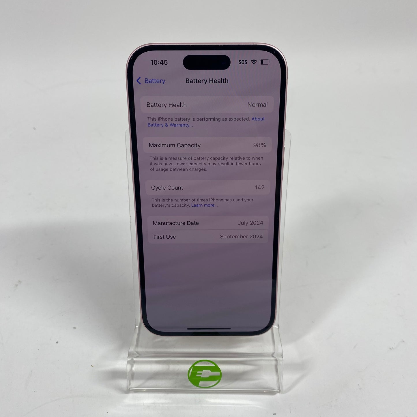 T-Mobile Apple iPhone 15 128GB PINK MTLW3LL/A