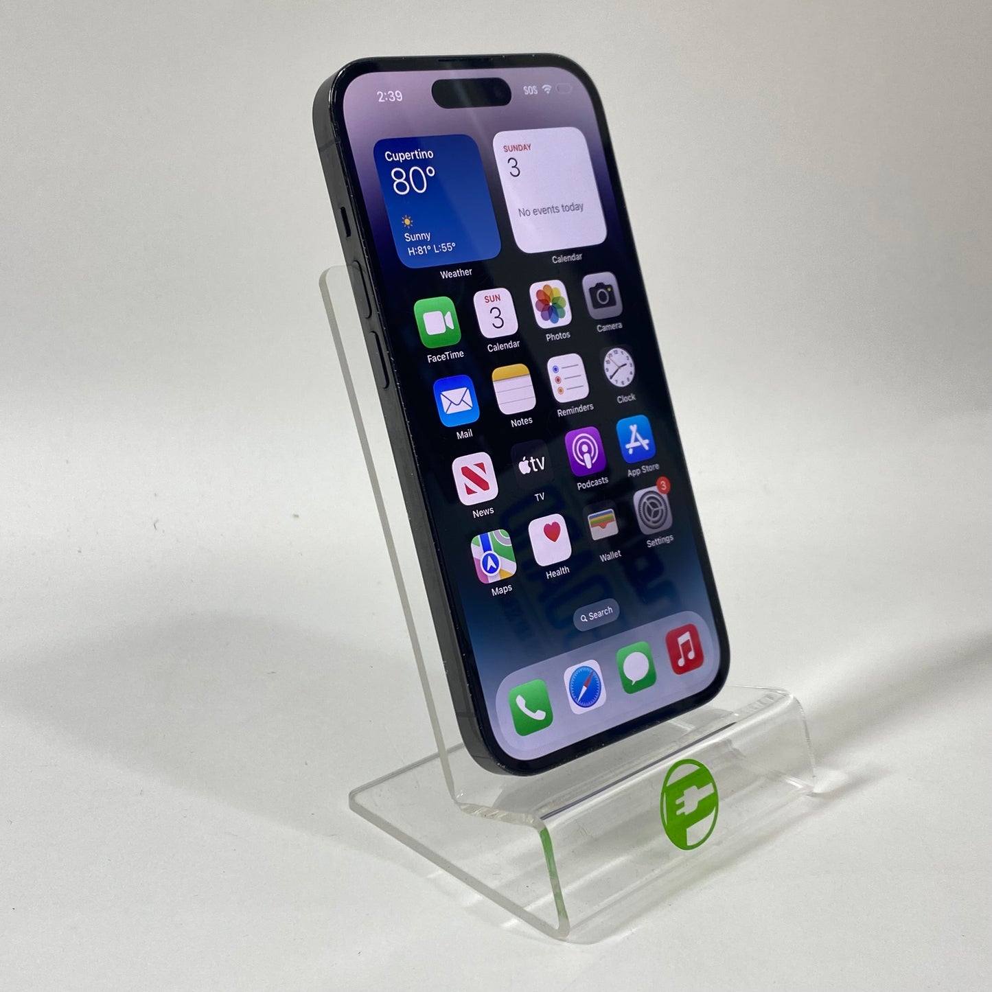 Unlocked Apple iPhone 14 Pro 256GB 18.3.1 SPACE BLACK MQ0N3LL/A