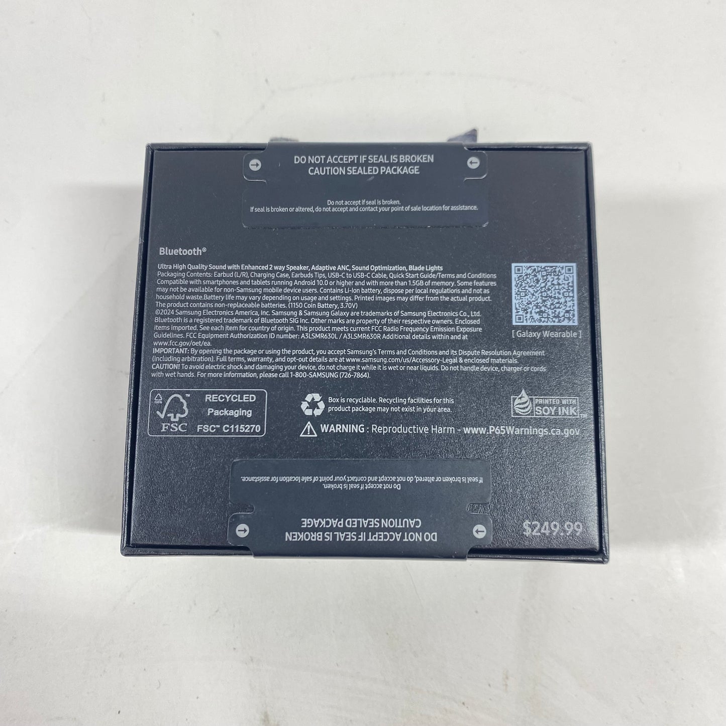 New Samsung Galaxy Buds3 Pro SM-R630 Noise Cancelling Wireless Bluetooth Earbuds