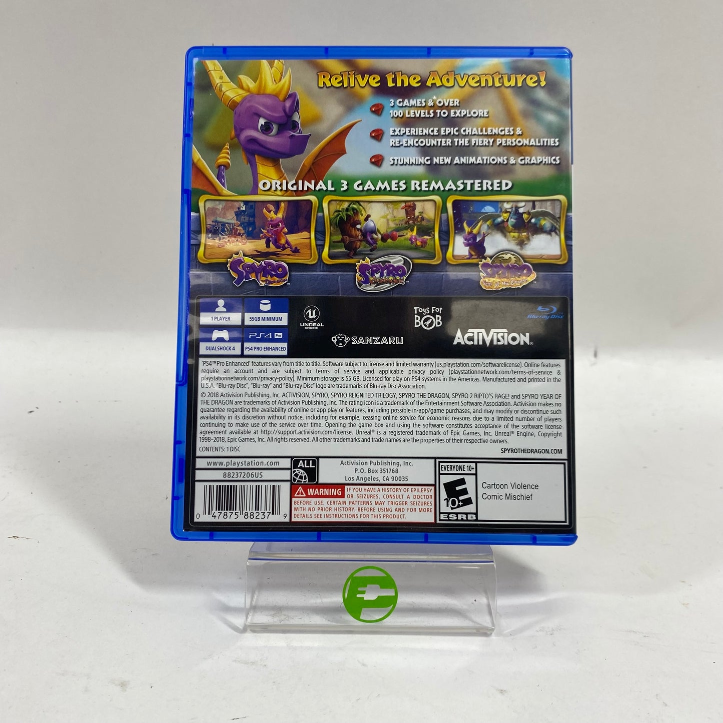 Spyro Reignited Trilogy (Sony PlayStation 4 PS4, 2018)