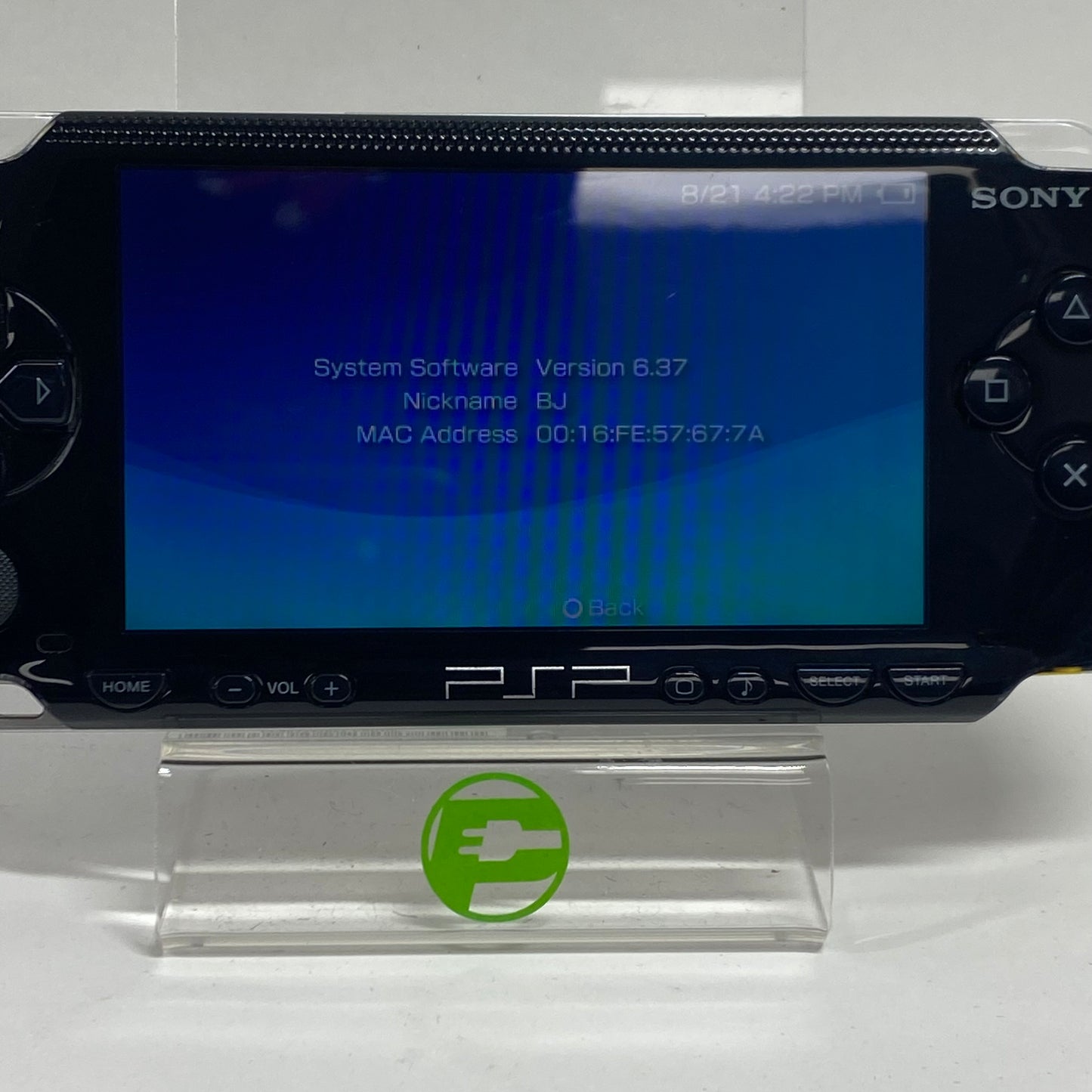 Sony Playstation Portable PSP PSP-1001 Handheld Game System Only Black