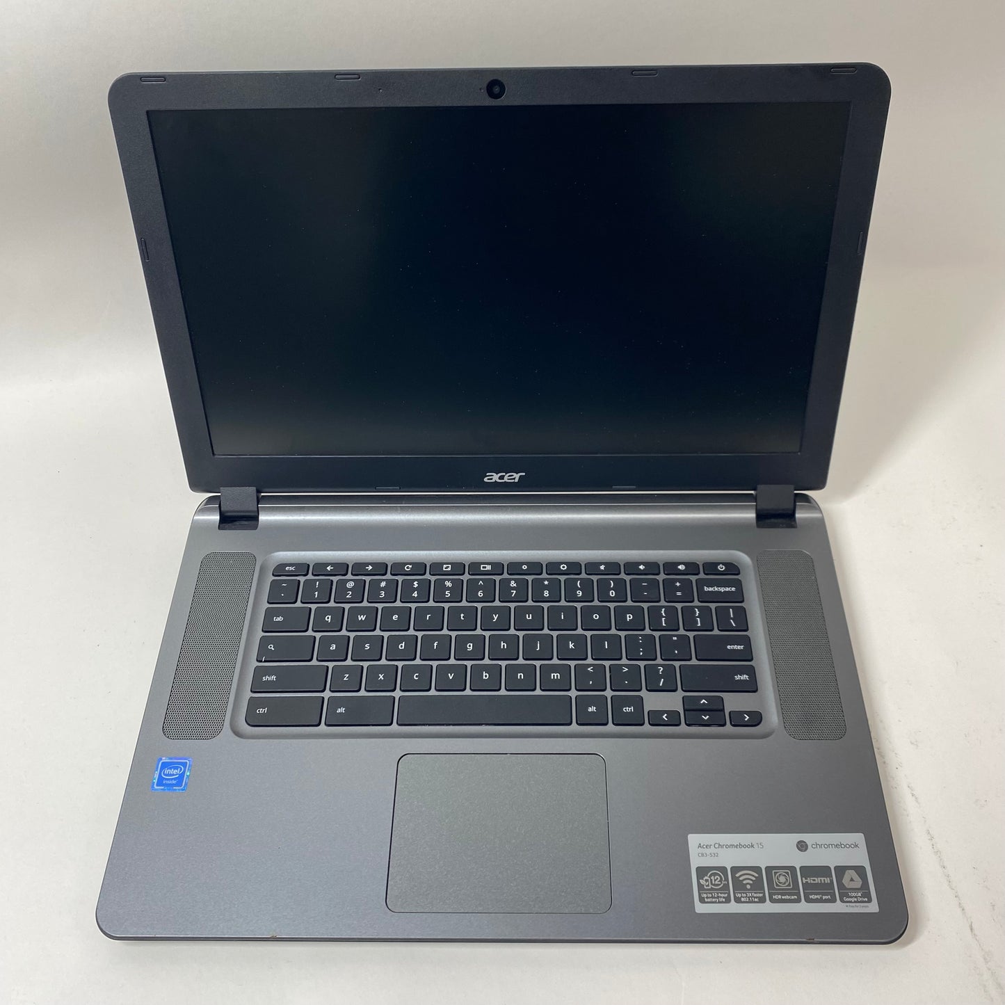 Acer Chromebook 315 N15Q9 15.6" Intel Atom x5-E8000 1.04Ghz 4GB RAM 32GB SSD