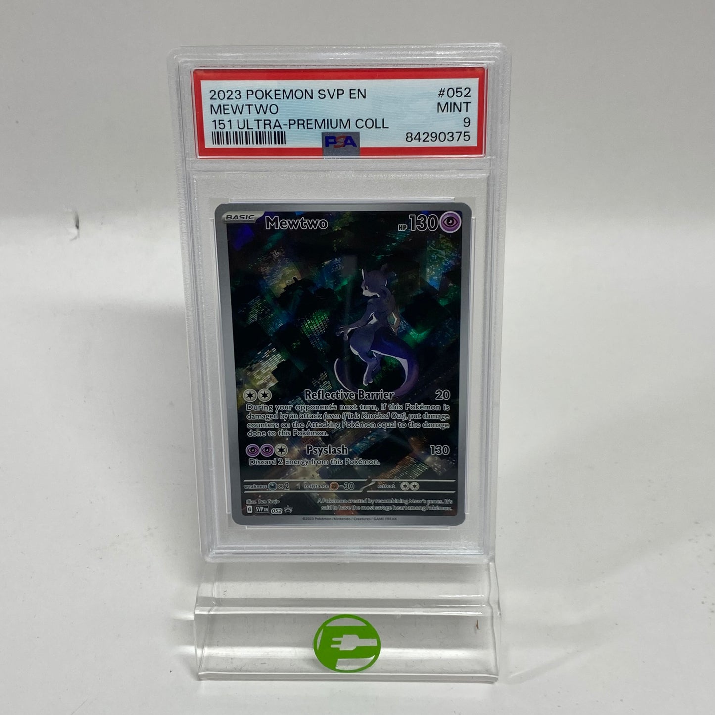 Pokémon TCG Scarlet & Violet Mewtwo 052 English PSA 9 Mint