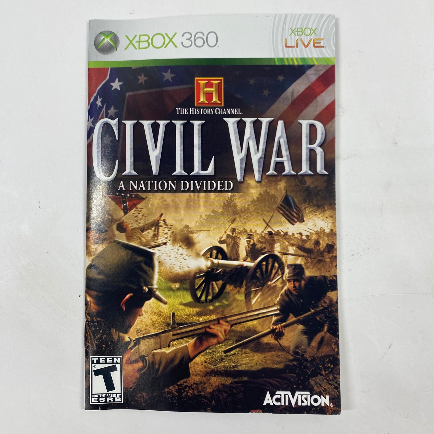 History Channel Civil War A Nation Divided (Microsoft Xbox 360, 2006)