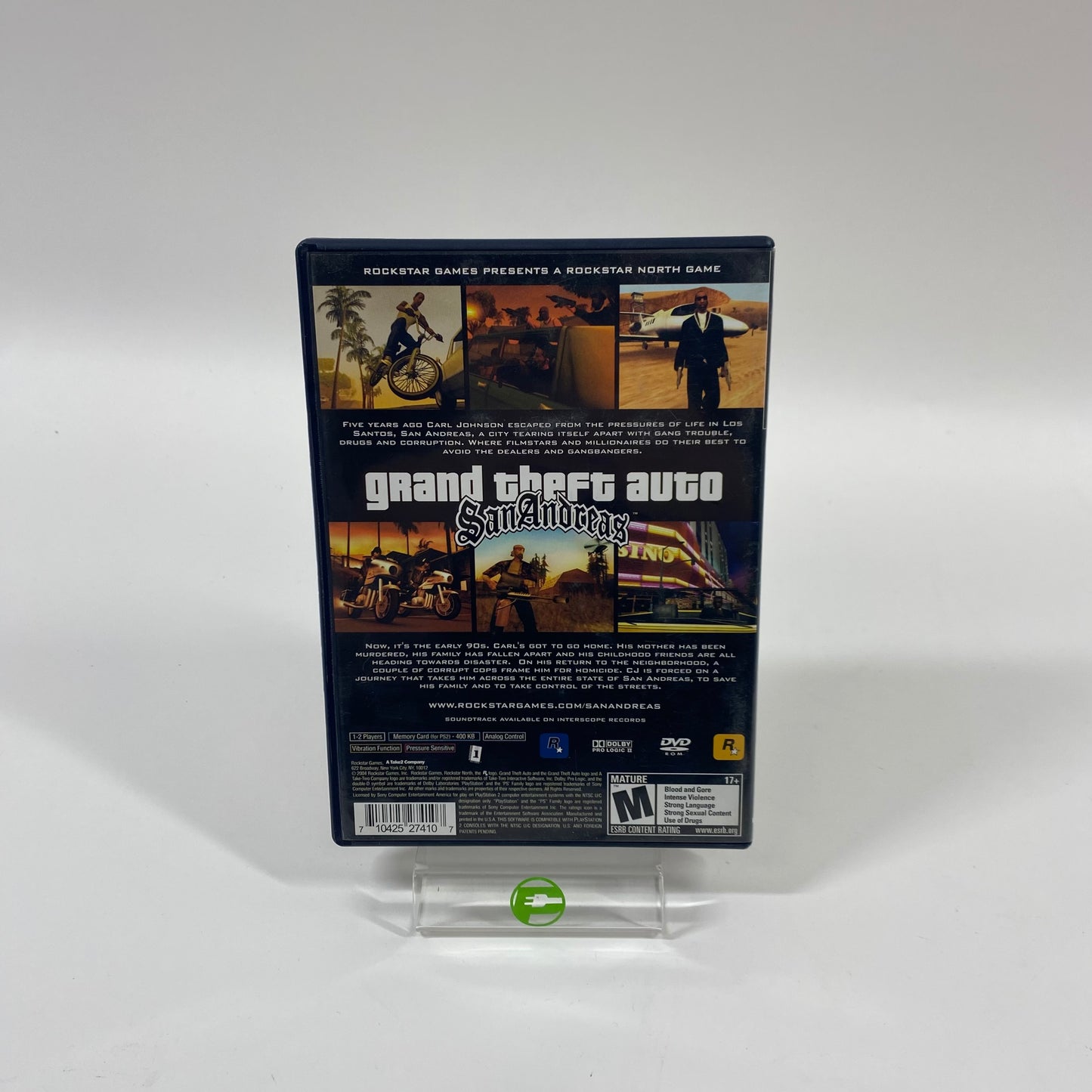 Grand Theft Auto San Andreas (Sony PlayStation 2 PS2, 2004)