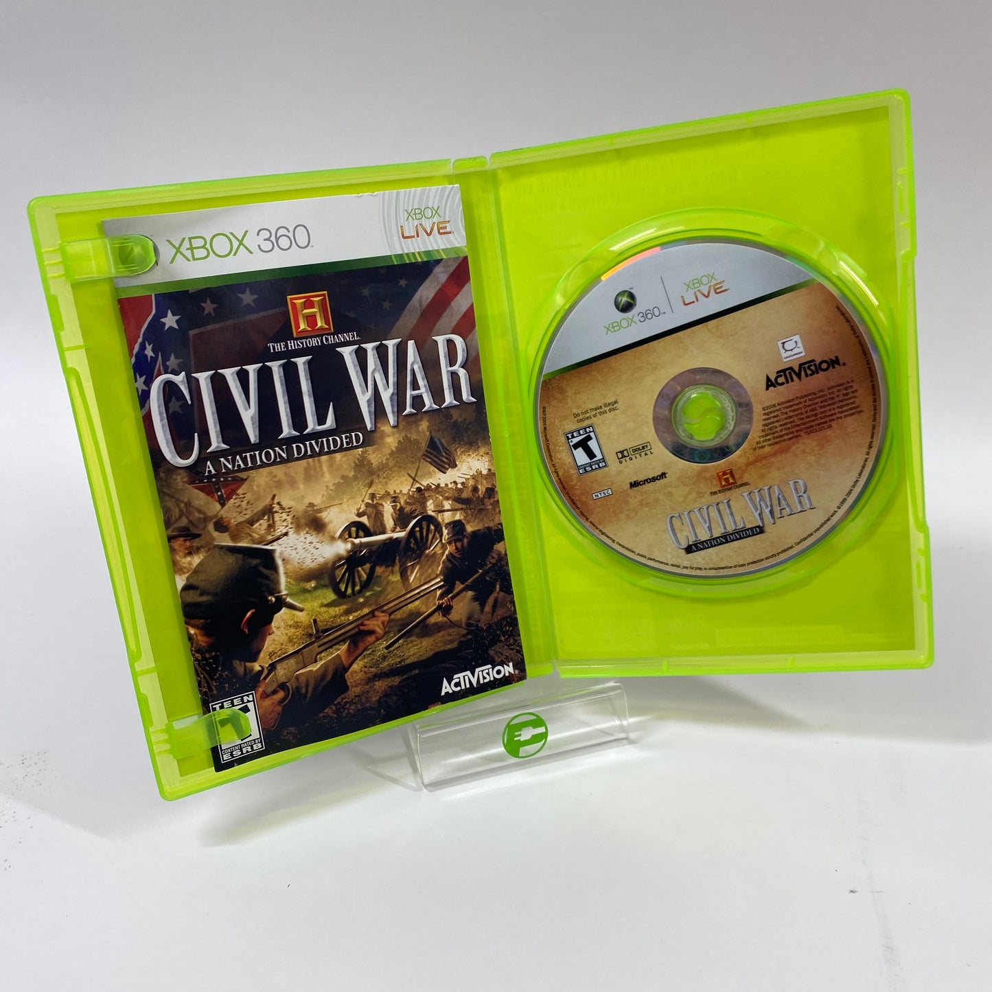 History Channel Civil War A Nation Divided (Microsoft Xbox 360, 2006)