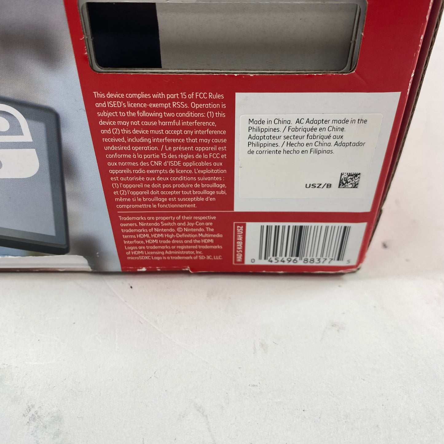 Nintendo Switch v2 32GB XKW70038961581 + Genuine Controller + Genuine Power Supply + Genuine Dock + Genuine Joy-Con Pair + Original Box