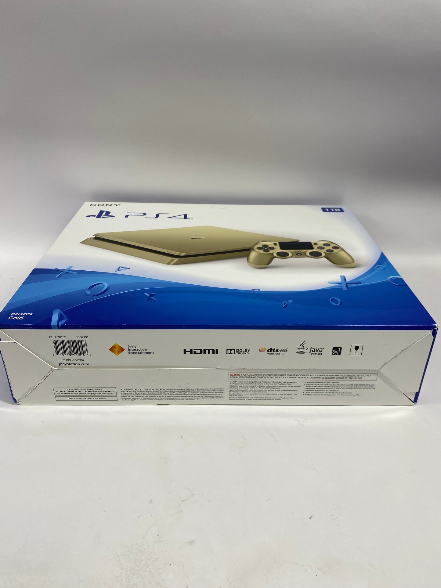 New Sony PlayStation 4 Slim PS4 1TB Gold Console Gaming System CUH-2015B