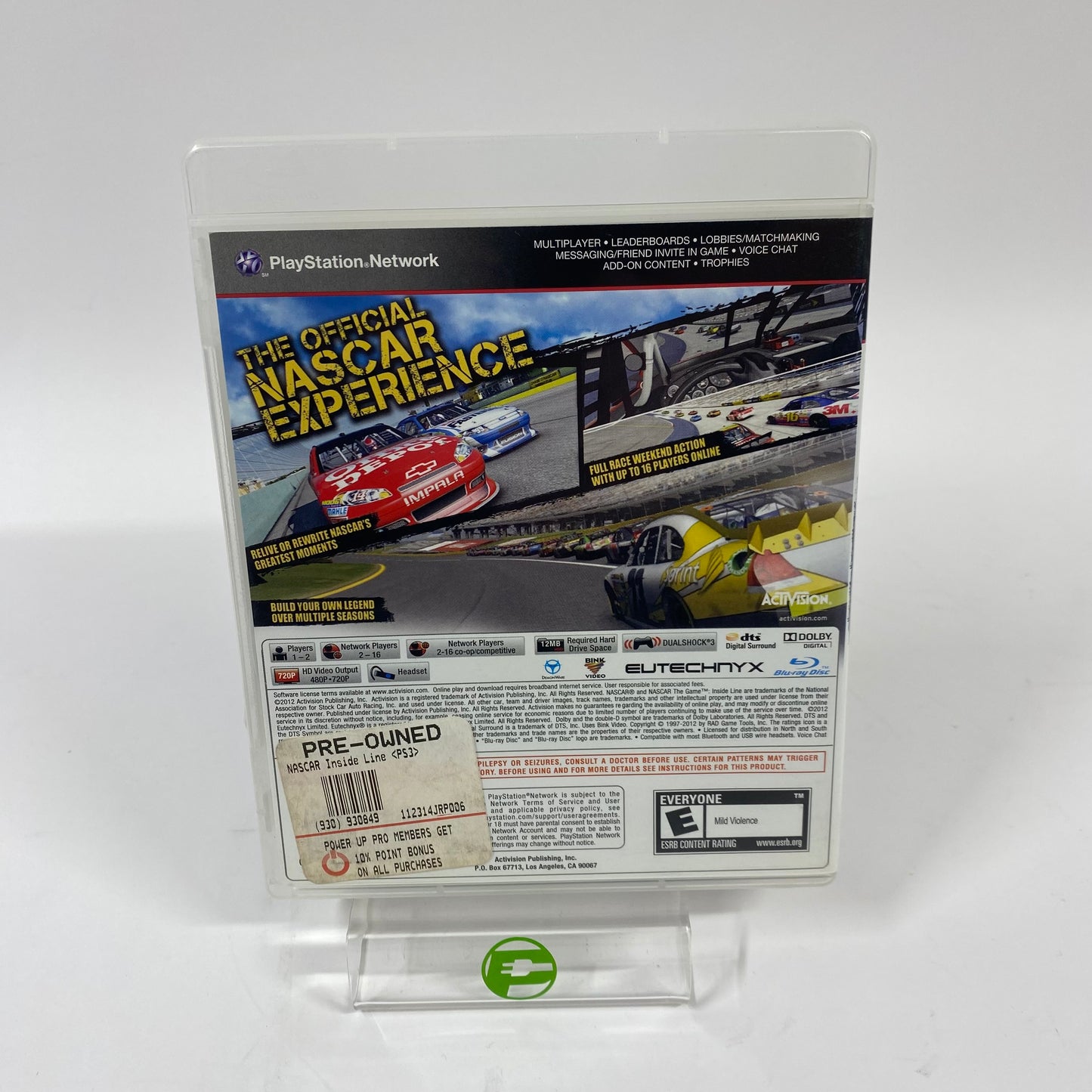 NASCAR The Game: Inside Line (Sony PlayStation 3 PS3, 2012)