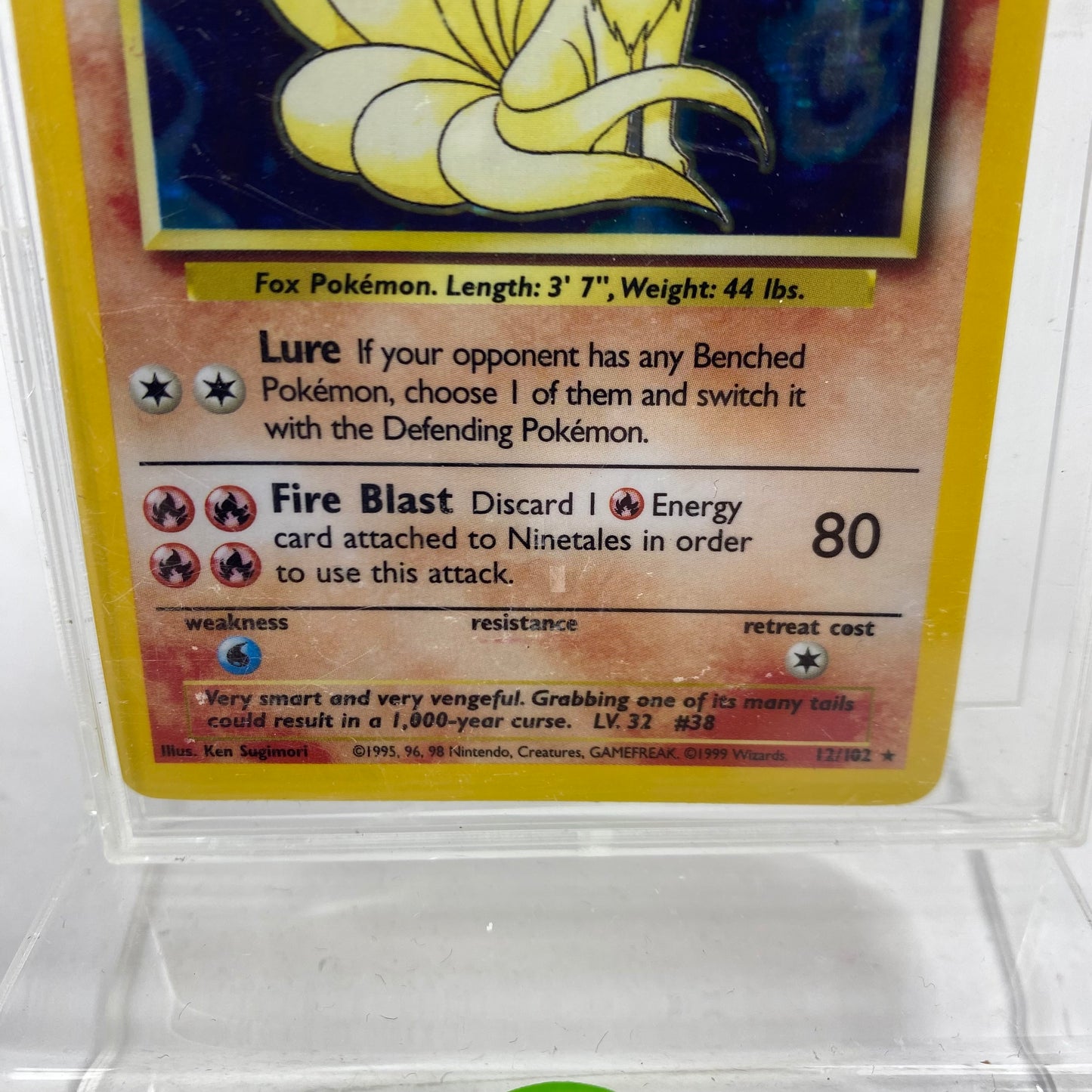 Pokémon TCG Base Set Ninetales 12 English