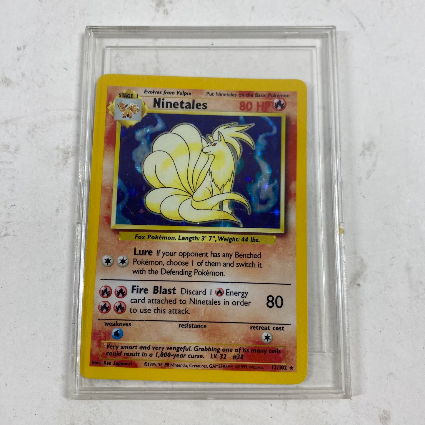 Pokémon TCG Base Set Ninetales 12 English