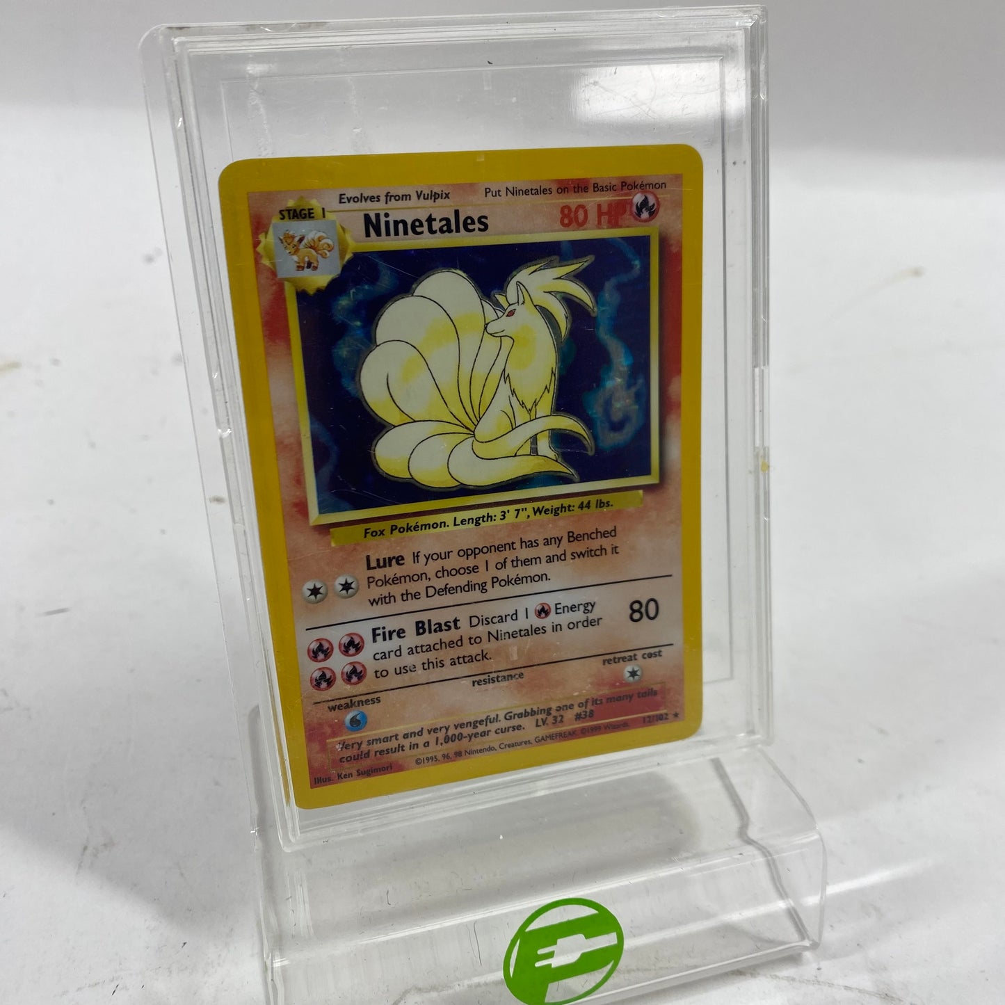Pokémon TCG Base Set Ninetales 12 English