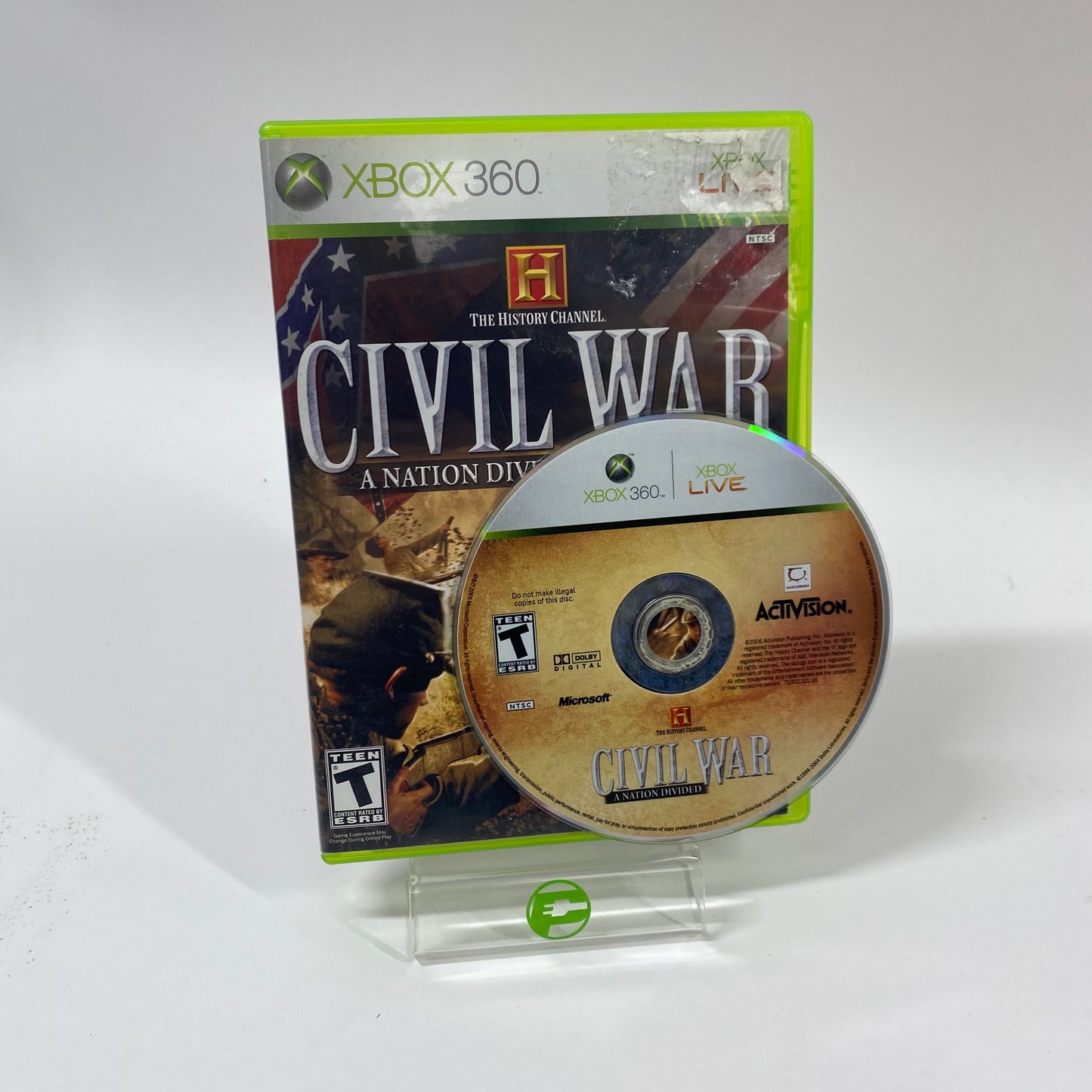 History Channel Civil War A Nation Divided (Microsoft Xbox 360, 2006)