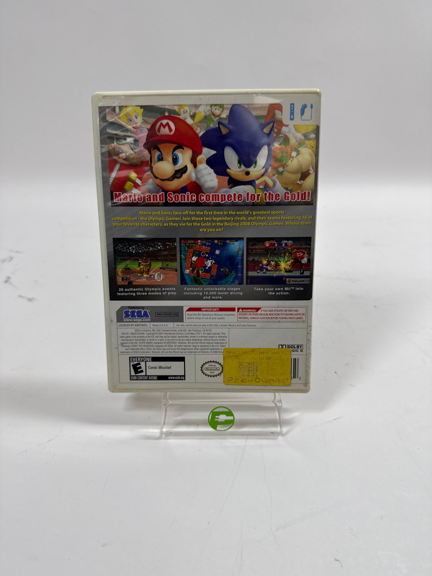 Mario and Sonic at the Olympic Games (Nintendo Wii, 2007)