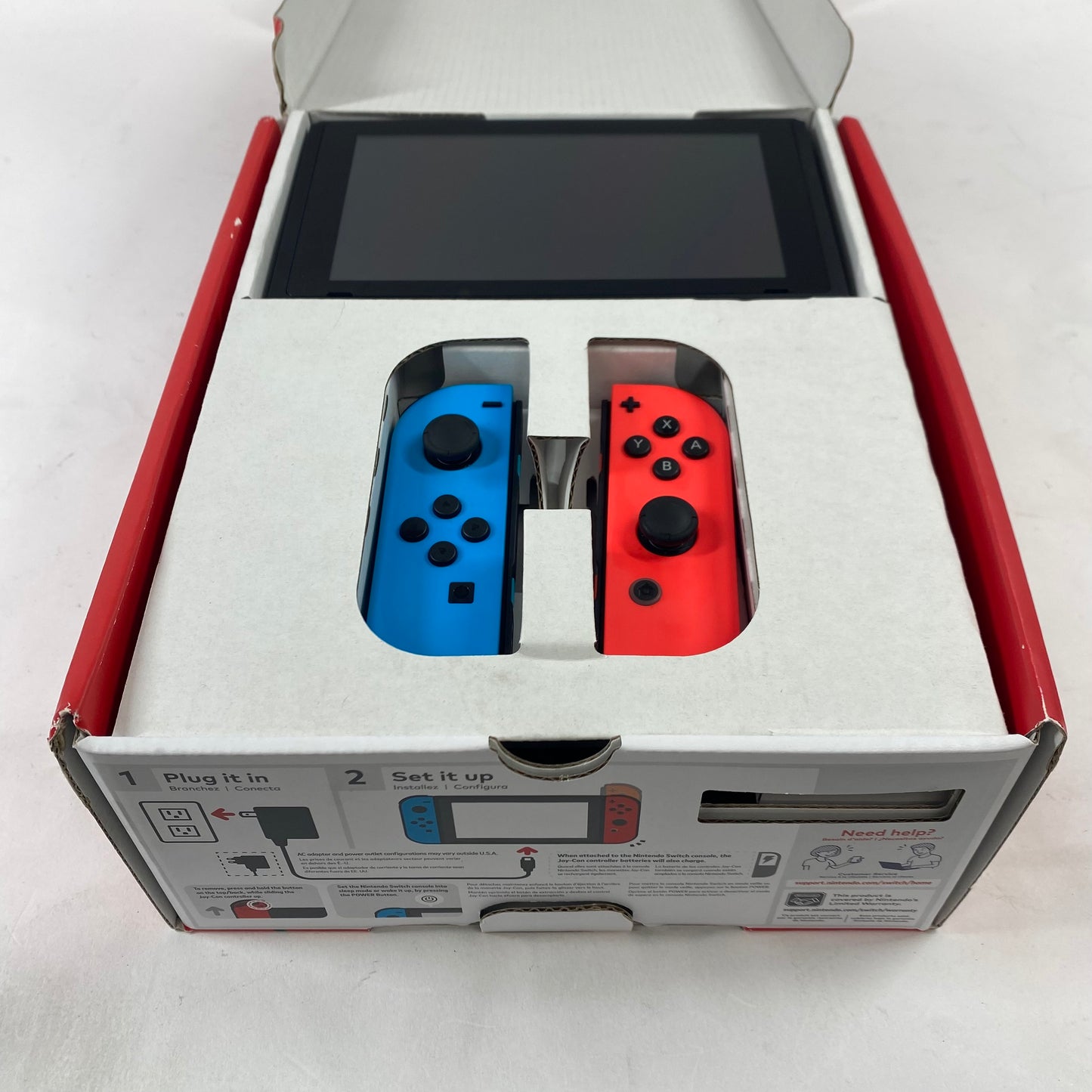 Nintendo Switch v2 32GB XKW70038961581 + Genuine Controller + Genuine Power Supply + Genuine Dock + Genuine Joy-Con Pair + Original Box