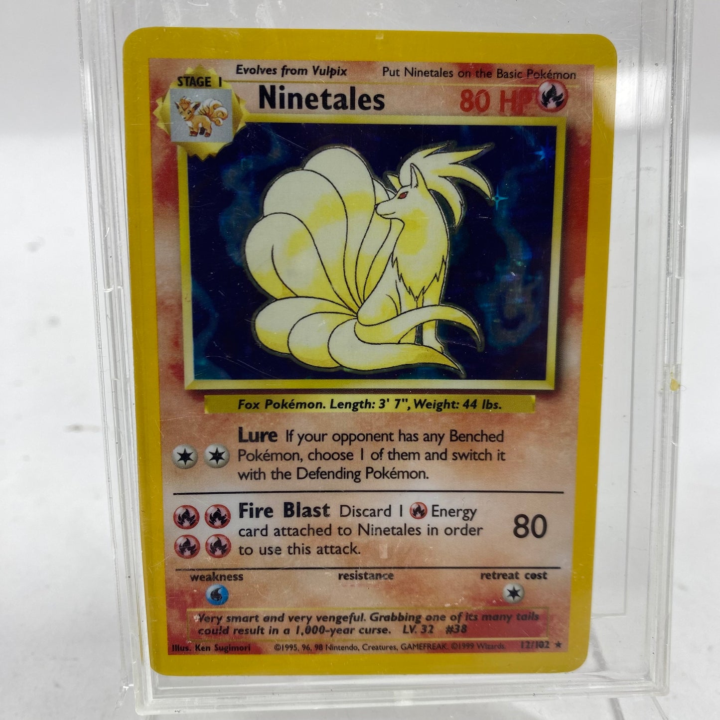 Pokémon TCG Base Set Ninetales 12 English