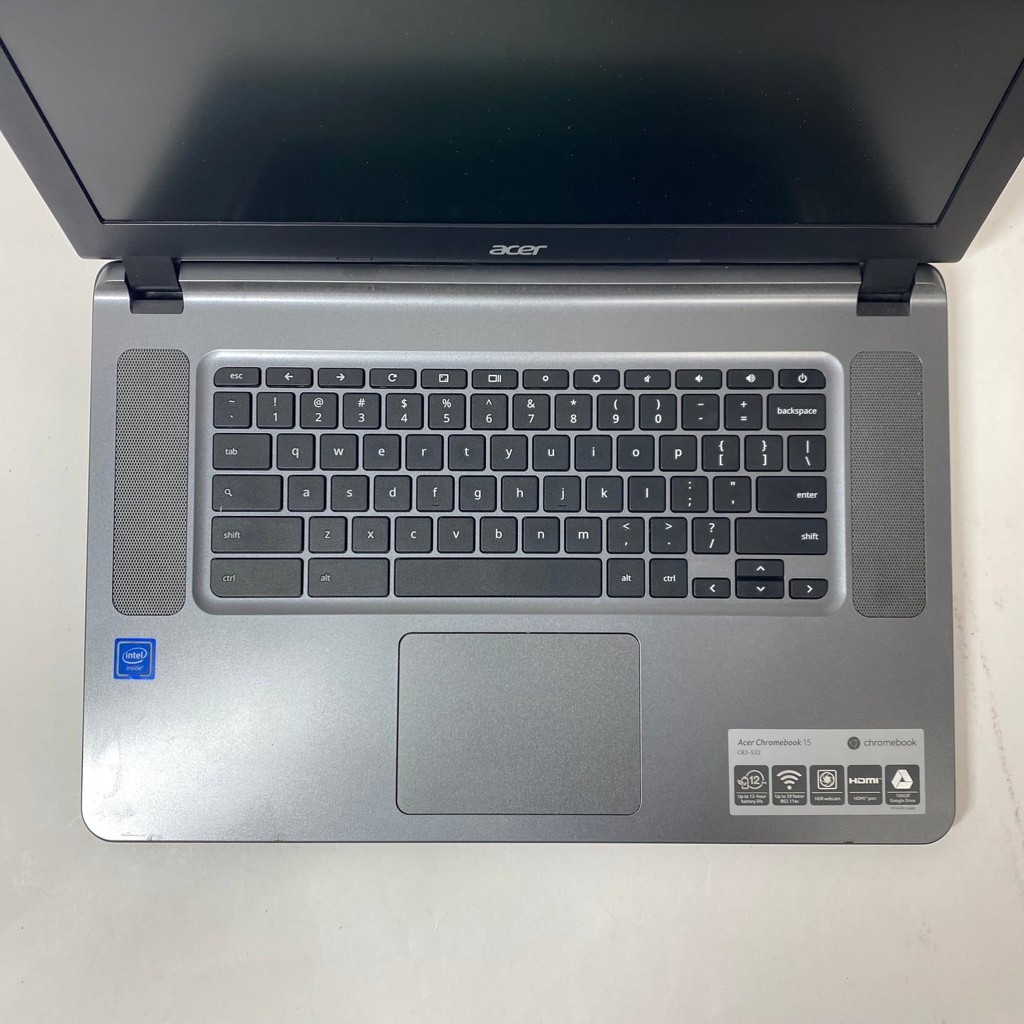 Acer Chromebook 315 N15Q9 15.6" Intel Atom x5-E8000 1.04Ghz 4GB RAM 32GB SSD