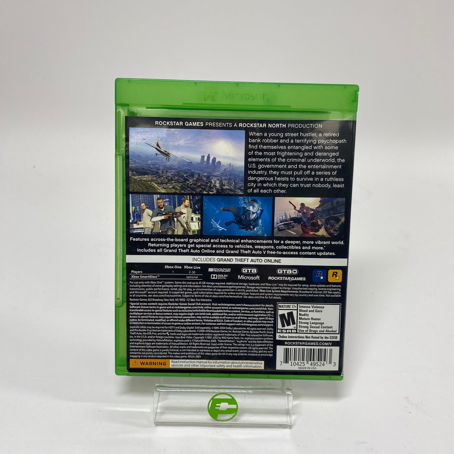 Grand Theft Auto V (Microsoft Xbox One, 2014)