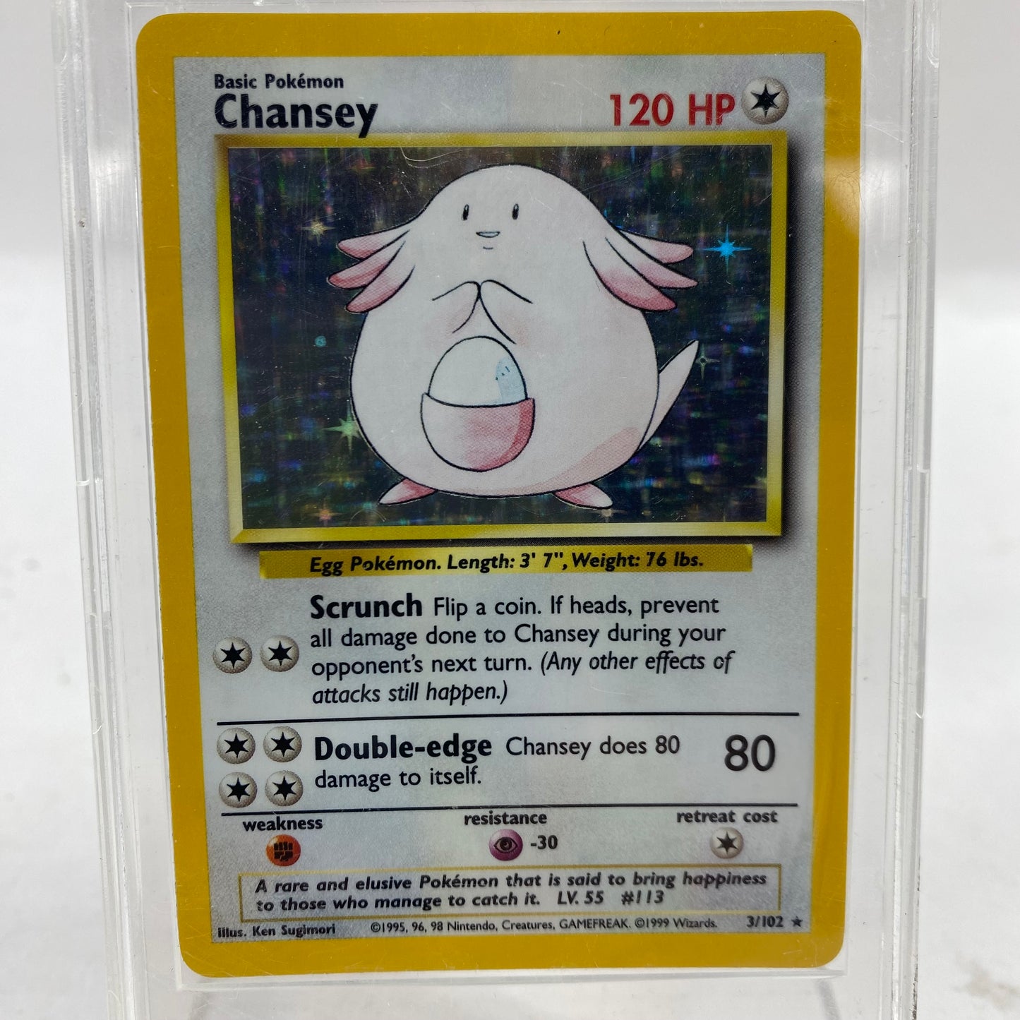 Pokémon TCG Base Set Chansey 3 English
