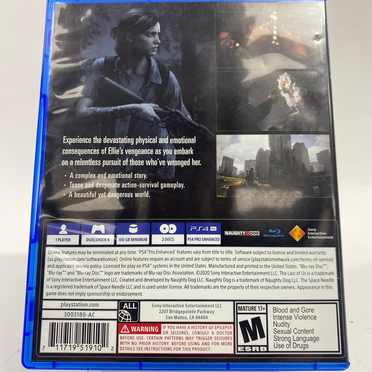 The Last of Us Part II (Sony PlayStation 4 PS4, 2020)