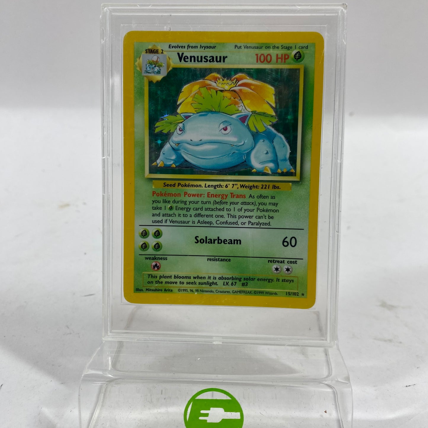 Pokémon TCG Base Set Venusaur 15/102 English