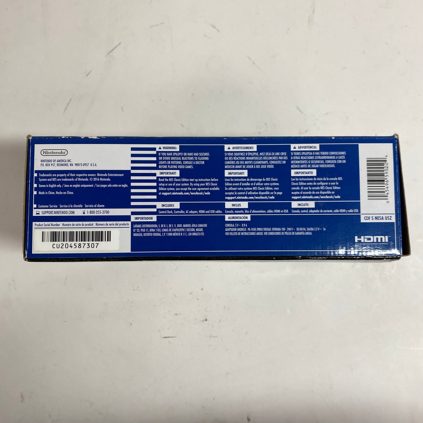 Nintendo NES Classic Edition Video Game Console CLV-001 Gray