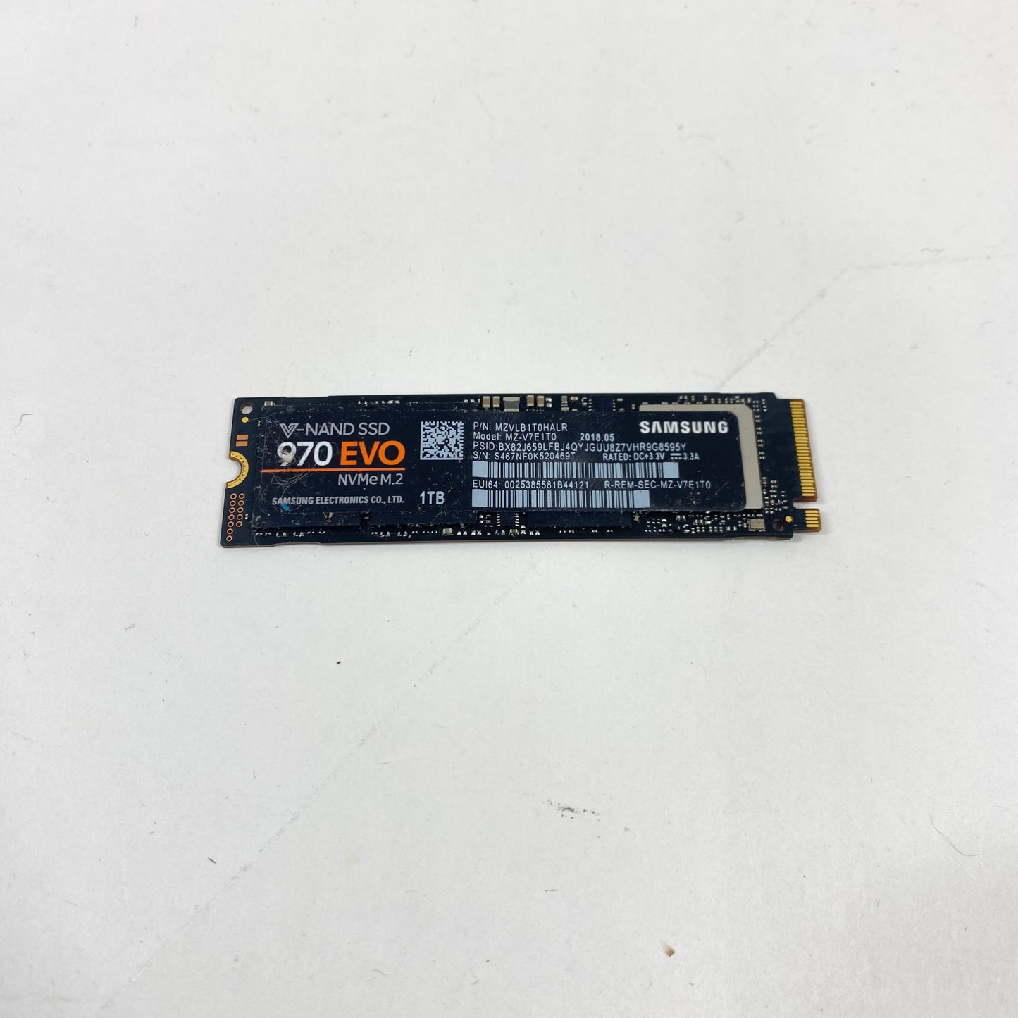 Samsung 2280mm MZ-V7E1T0 1TB M.2 NVMe Gen 3.0 x 4 SSD MZ-V7E1T0