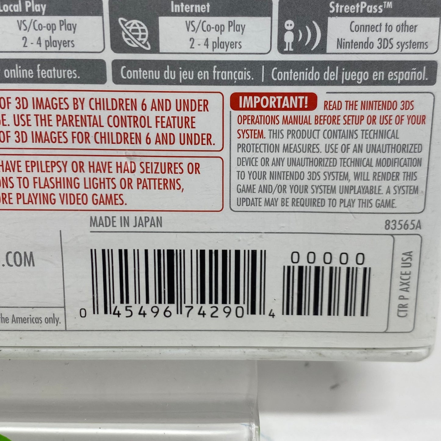 Super Smash Bros for Nintendo 3DS (Nintendo 3DS, 2014)