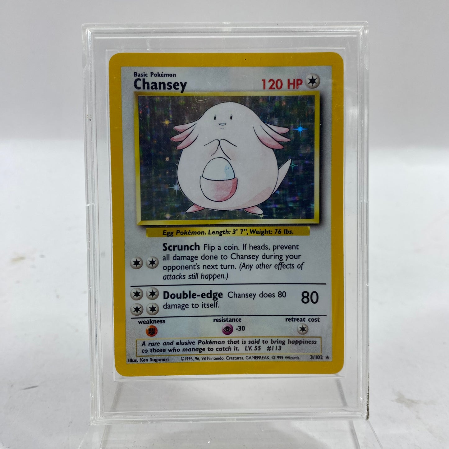 Pokémon TCG Base Set Chansey 3 English
