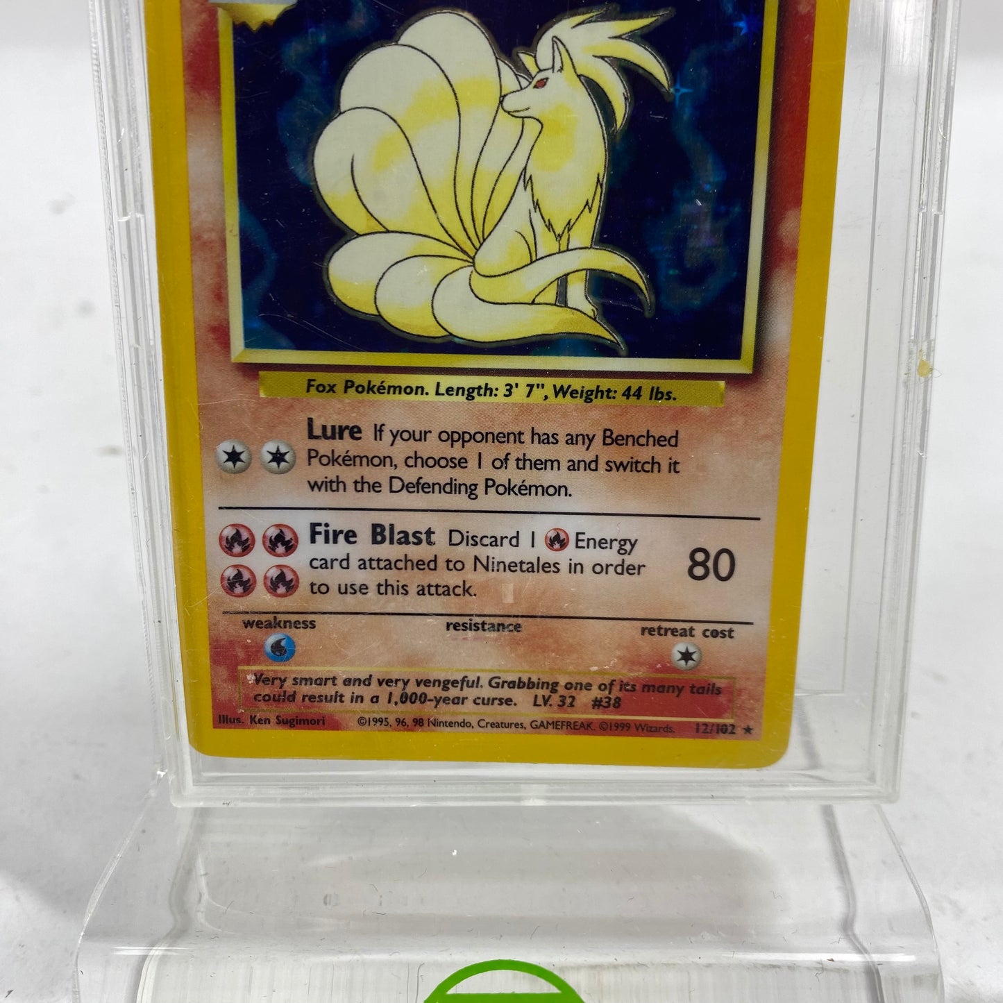 Pokémon TCG Base Set Ninetales 12 English