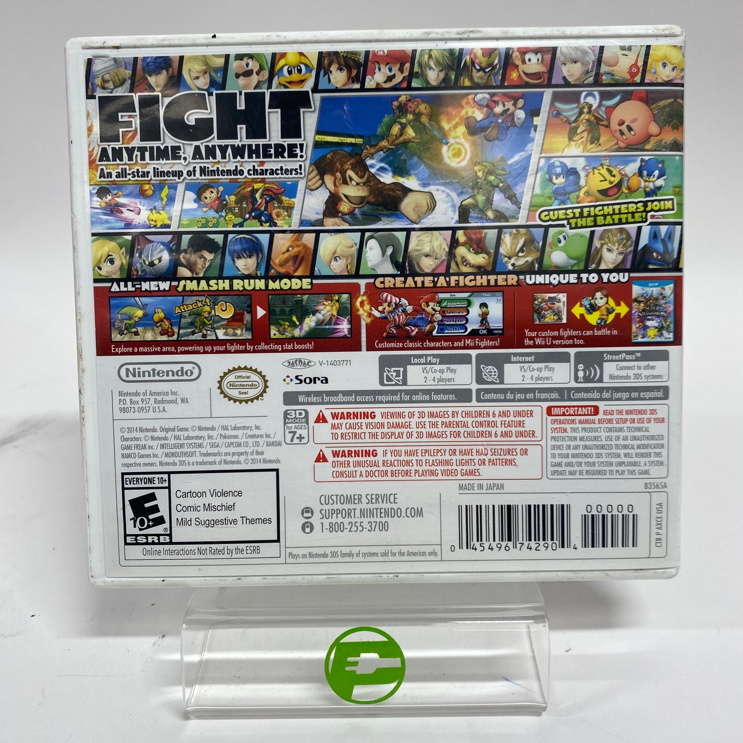 Super Smash Bros for Nintendo 3DS (Nintendo 3DS, 2014)