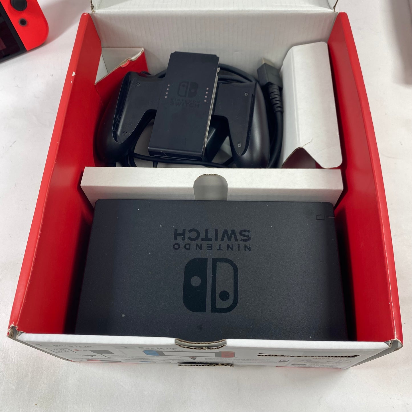 Nintendo Switch v2 32GB XKW70038961581 + Genuine Controller + Genuine Power Supply + Genuine Dock + Genuine Joy-Con Pair + Original Box