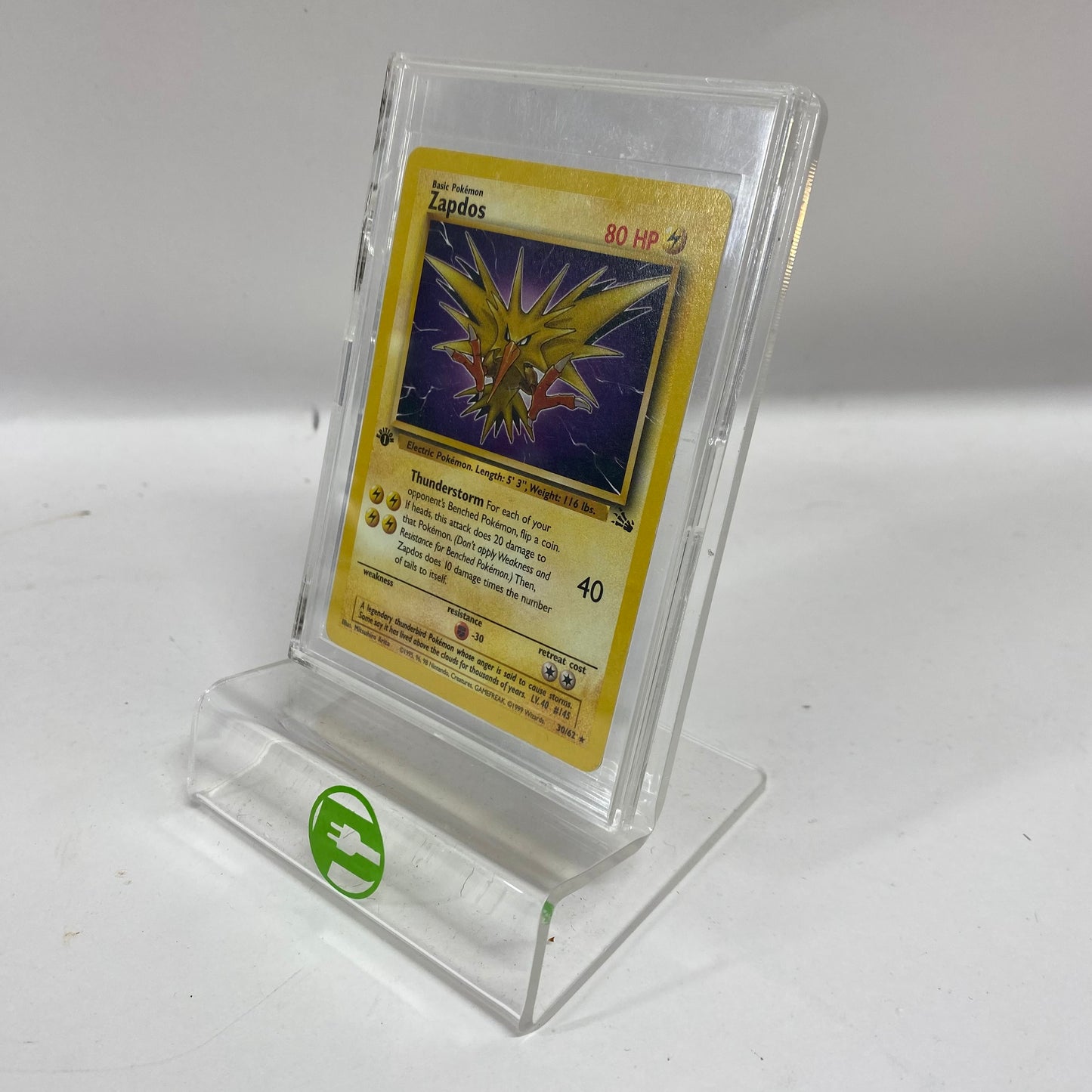 Pokémon TCG Fossil Zapdos 30/62 English