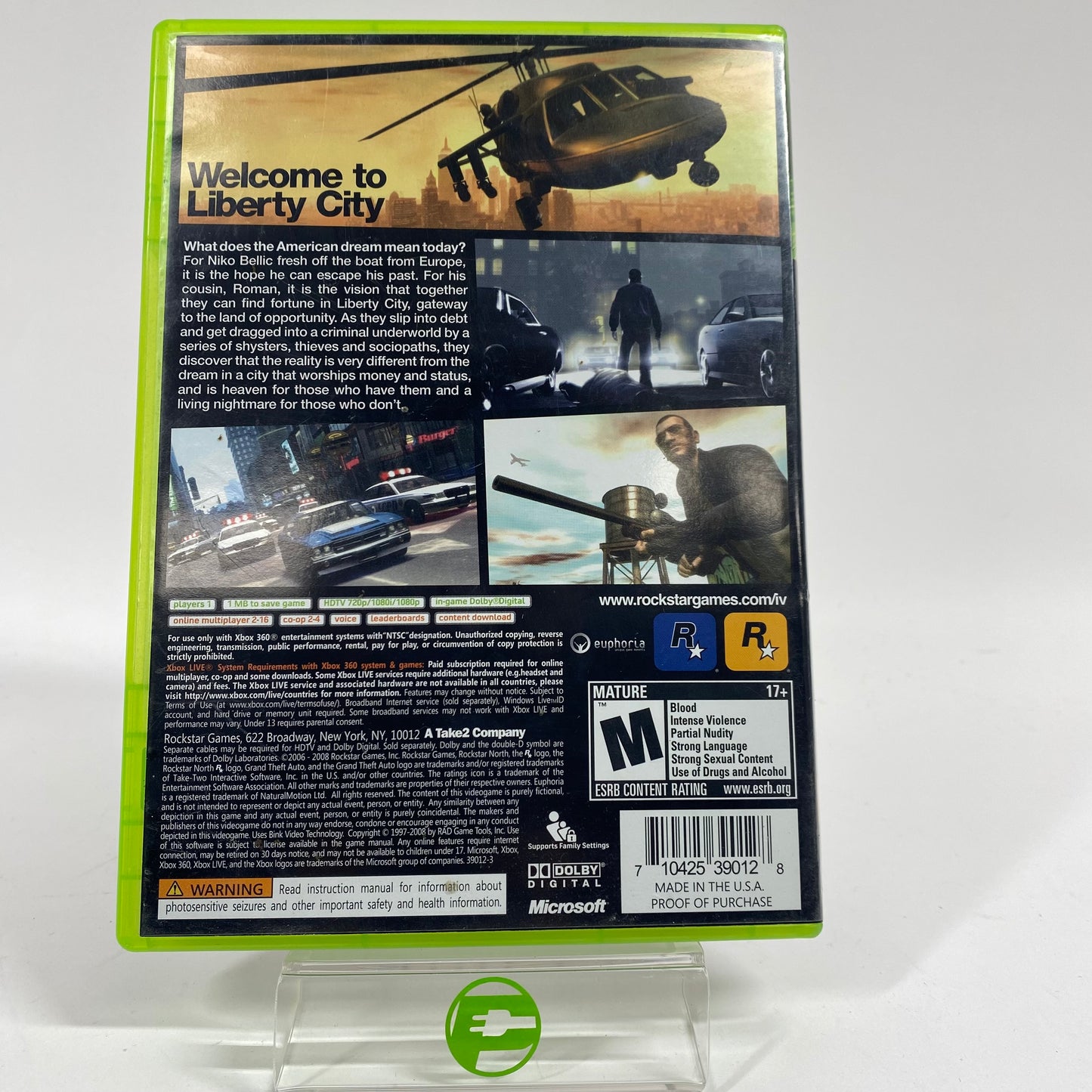 Grand Theft Auto IV (Microsoft Xbox 360, 2008)