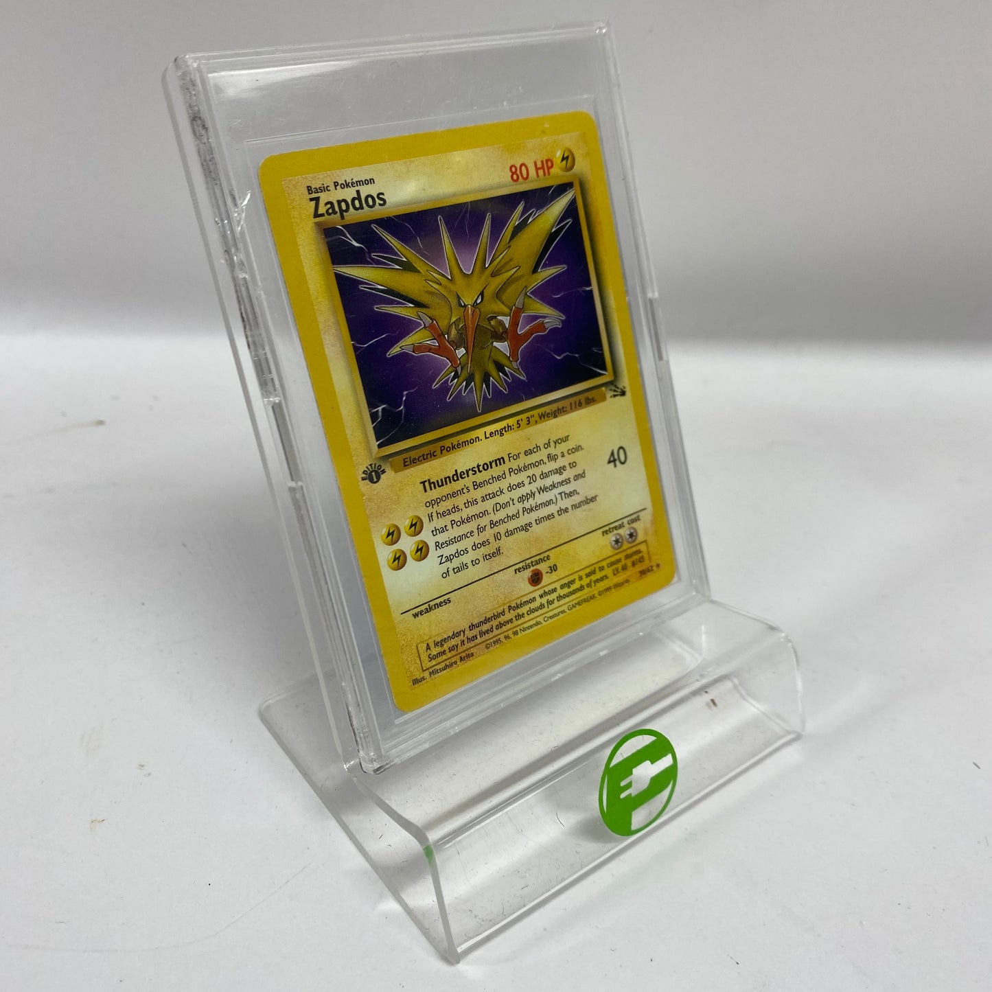 Pokémon TCG Fossil Zapdos 30/62 English