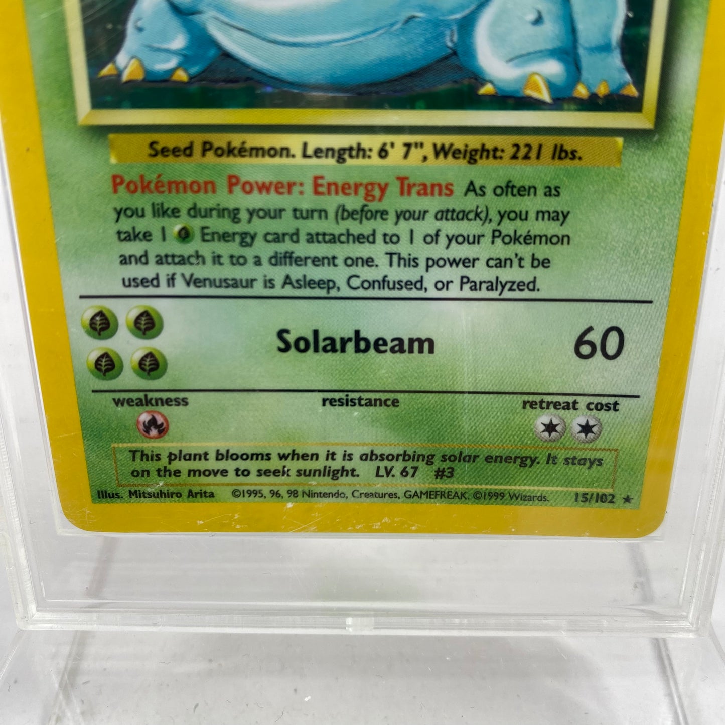 Pokémon TCG Base Set Venusaur 15/102 English