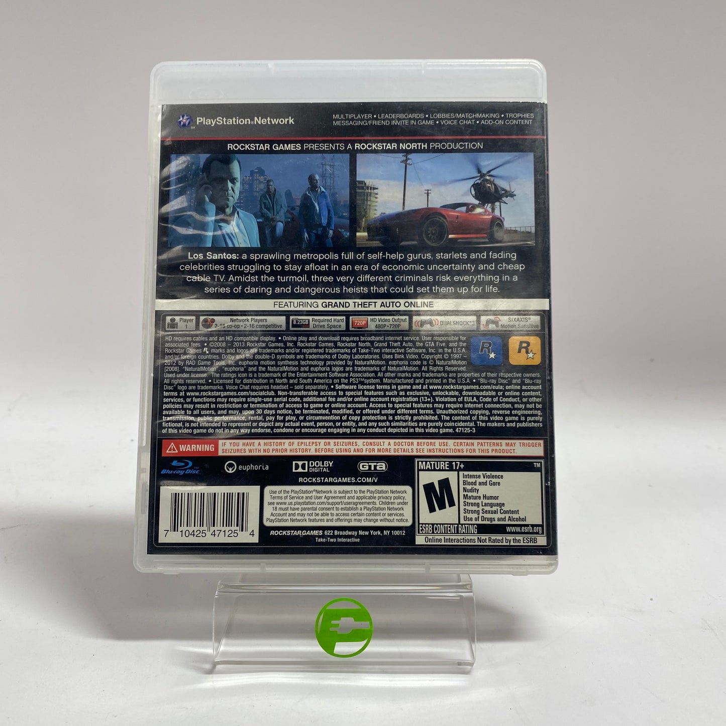 Grand Theft Auto V (Sony PlayStation 3 PS3, 2013)