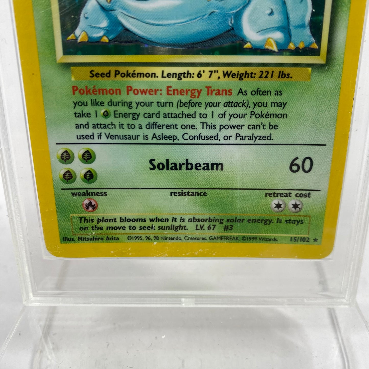 Pokémon TCG Base Set Venusaur 15/102 English