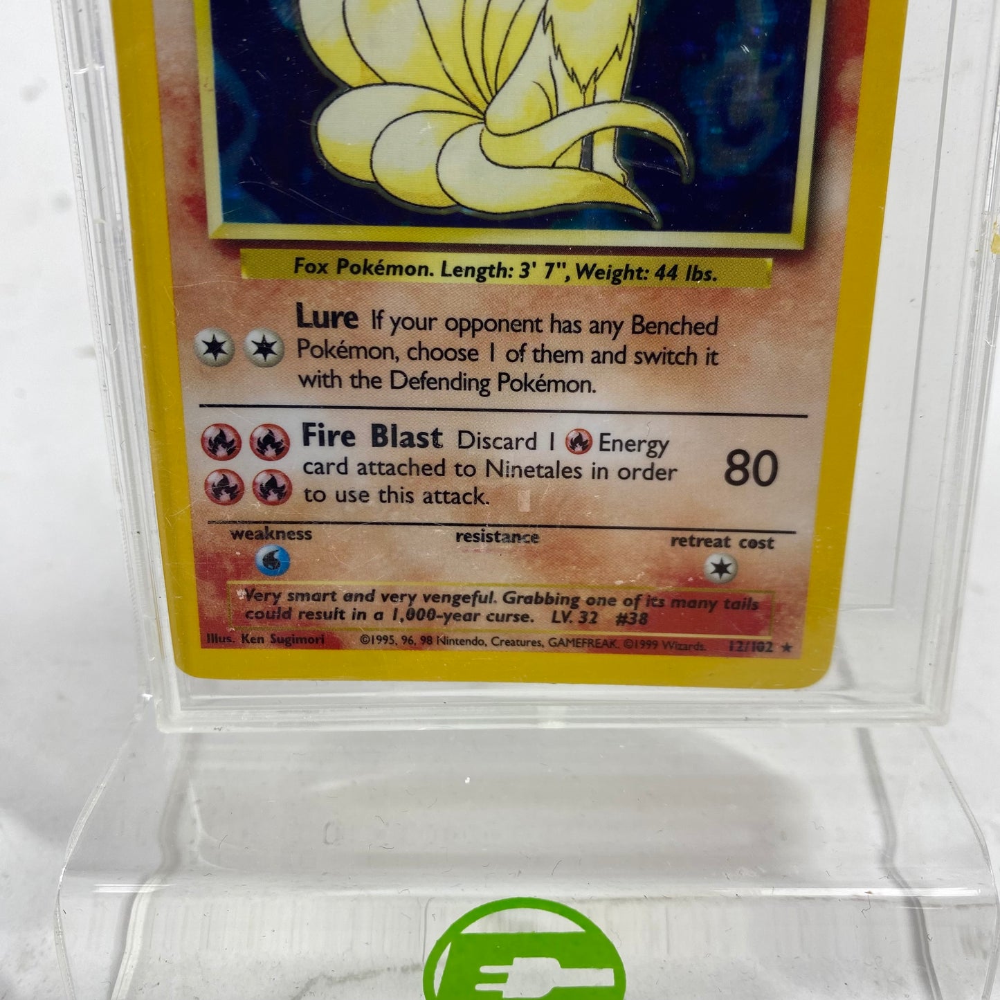 Pokémon TCG Base Set Ninetales 12 English