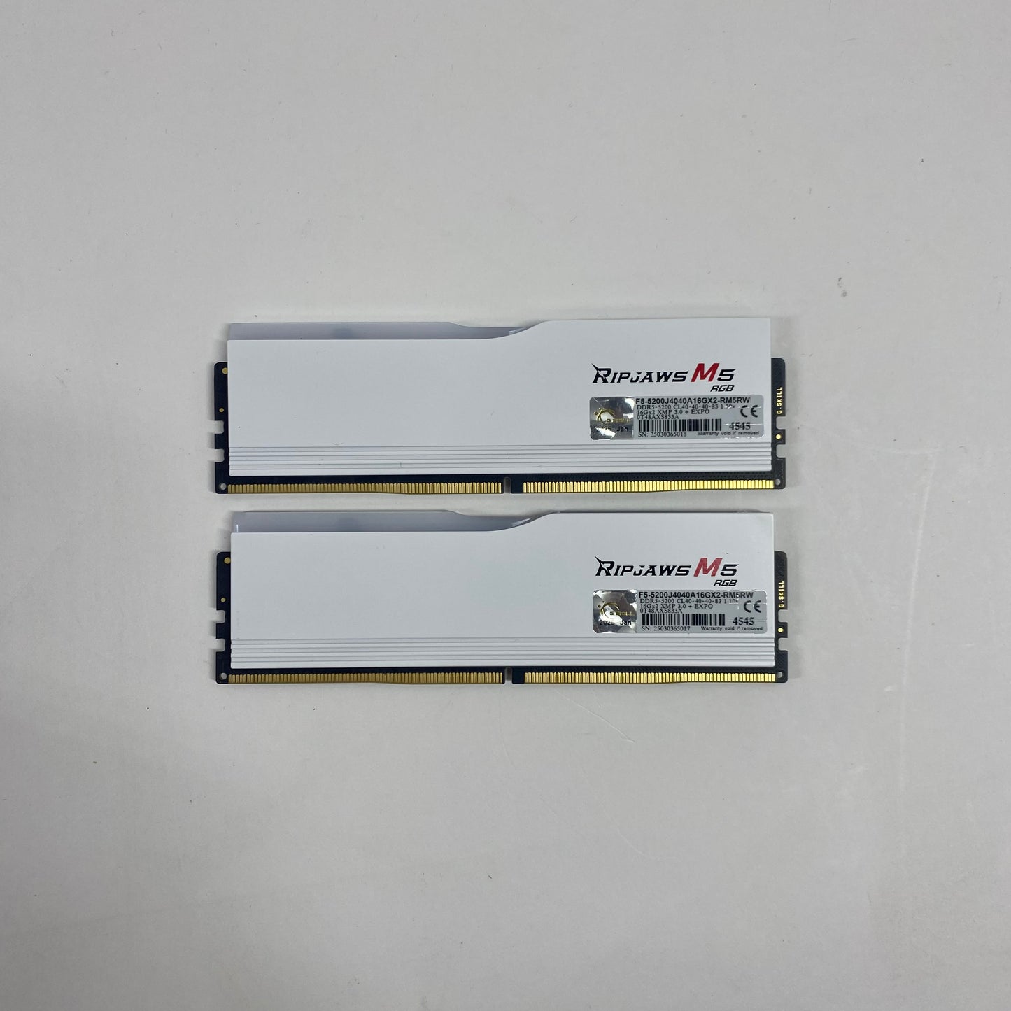G.Skill ripjaws m5 rgb 32GB (2x16GB) RAM DDR5 4800MHz 0T48AXS833A