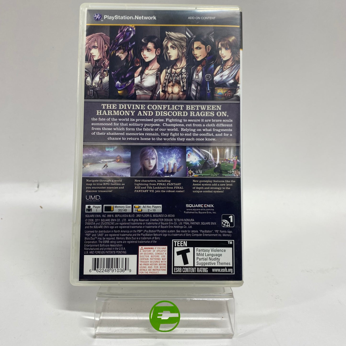 Dissidia 012: Duodecim Final Fantasy (Sony PlayStation Portable PSP, 2011)