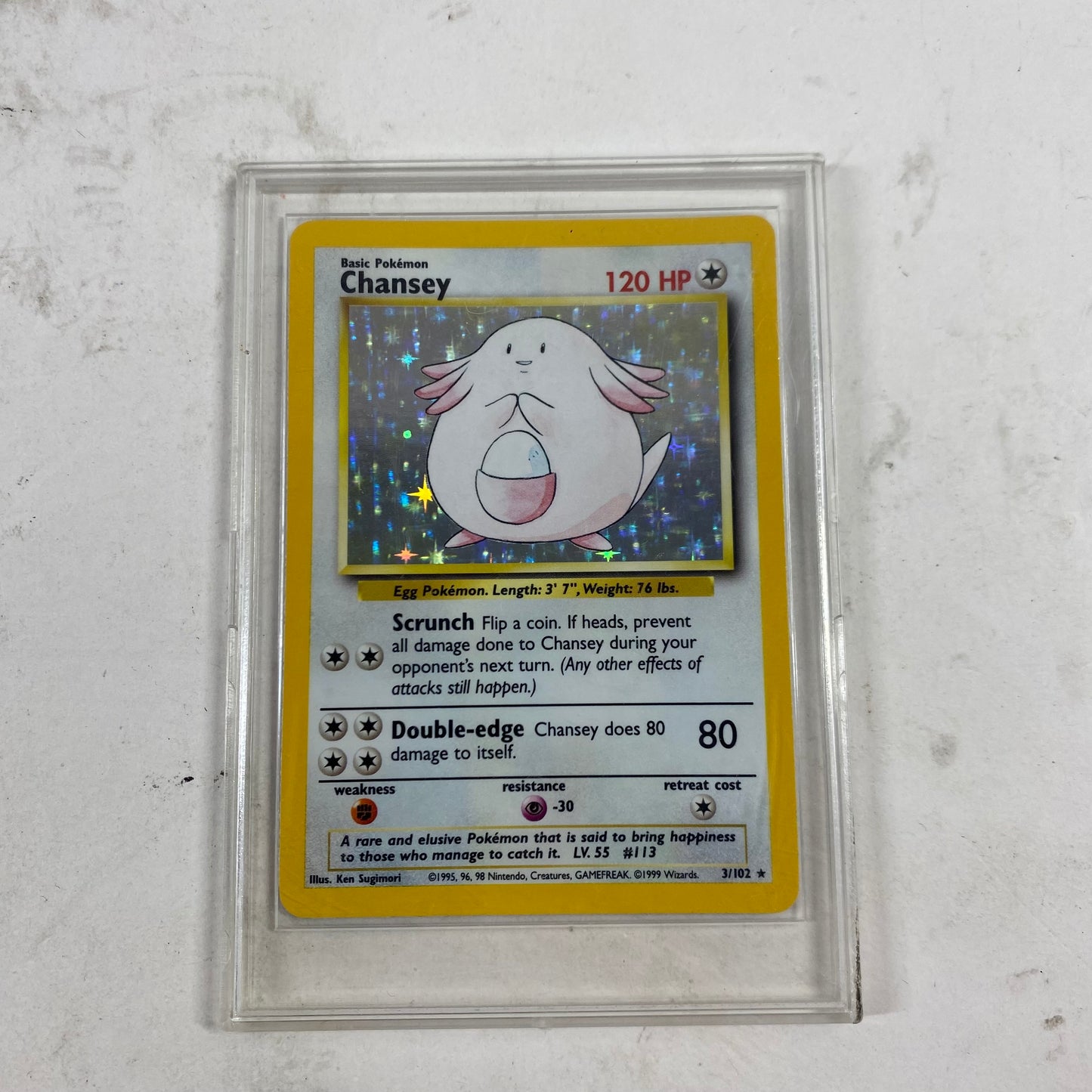 Pokémon TCG Base Set Chansey 3 English