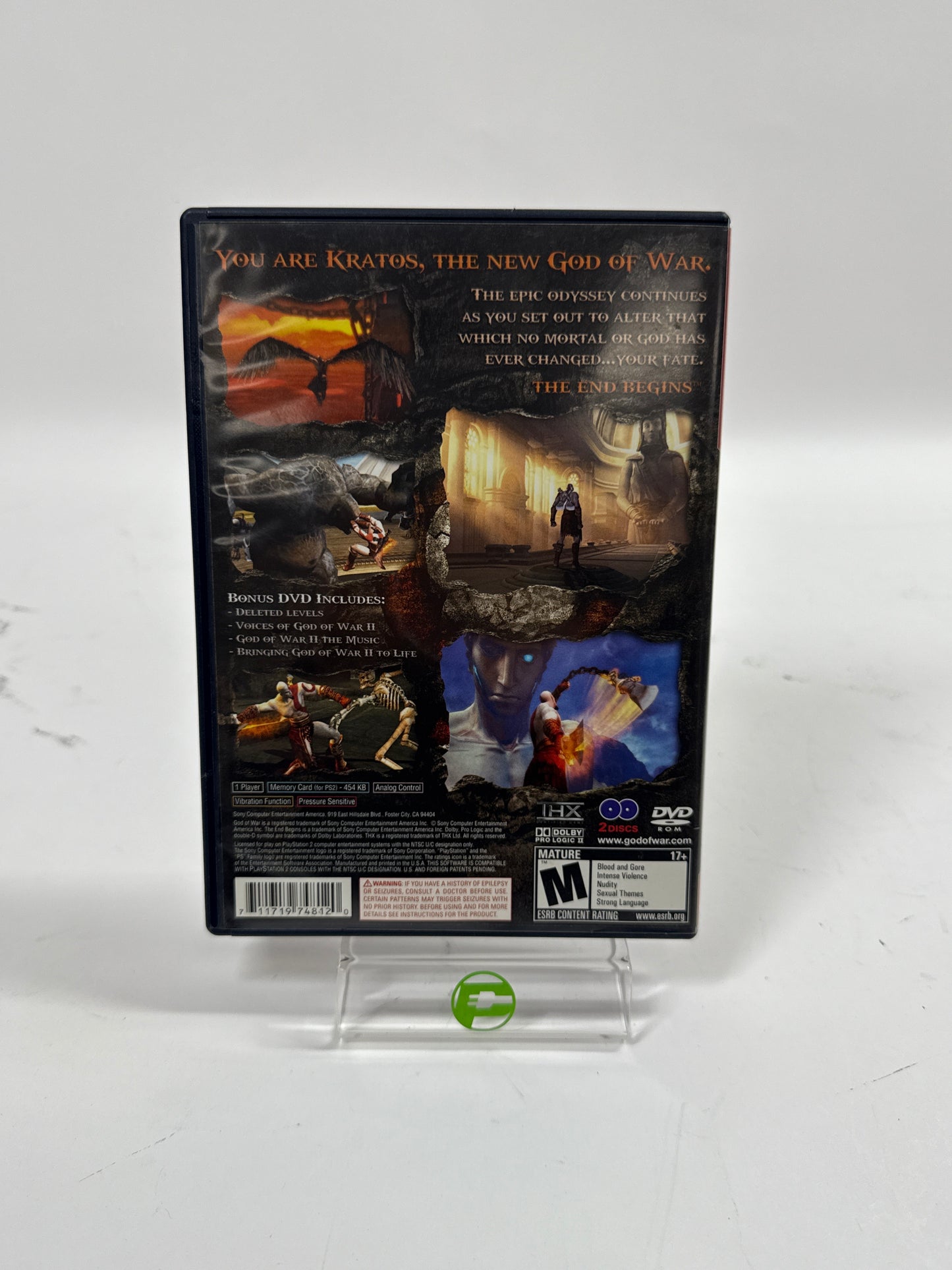 God of War 2 (Sony PlayStation 2 PS2, 2007)