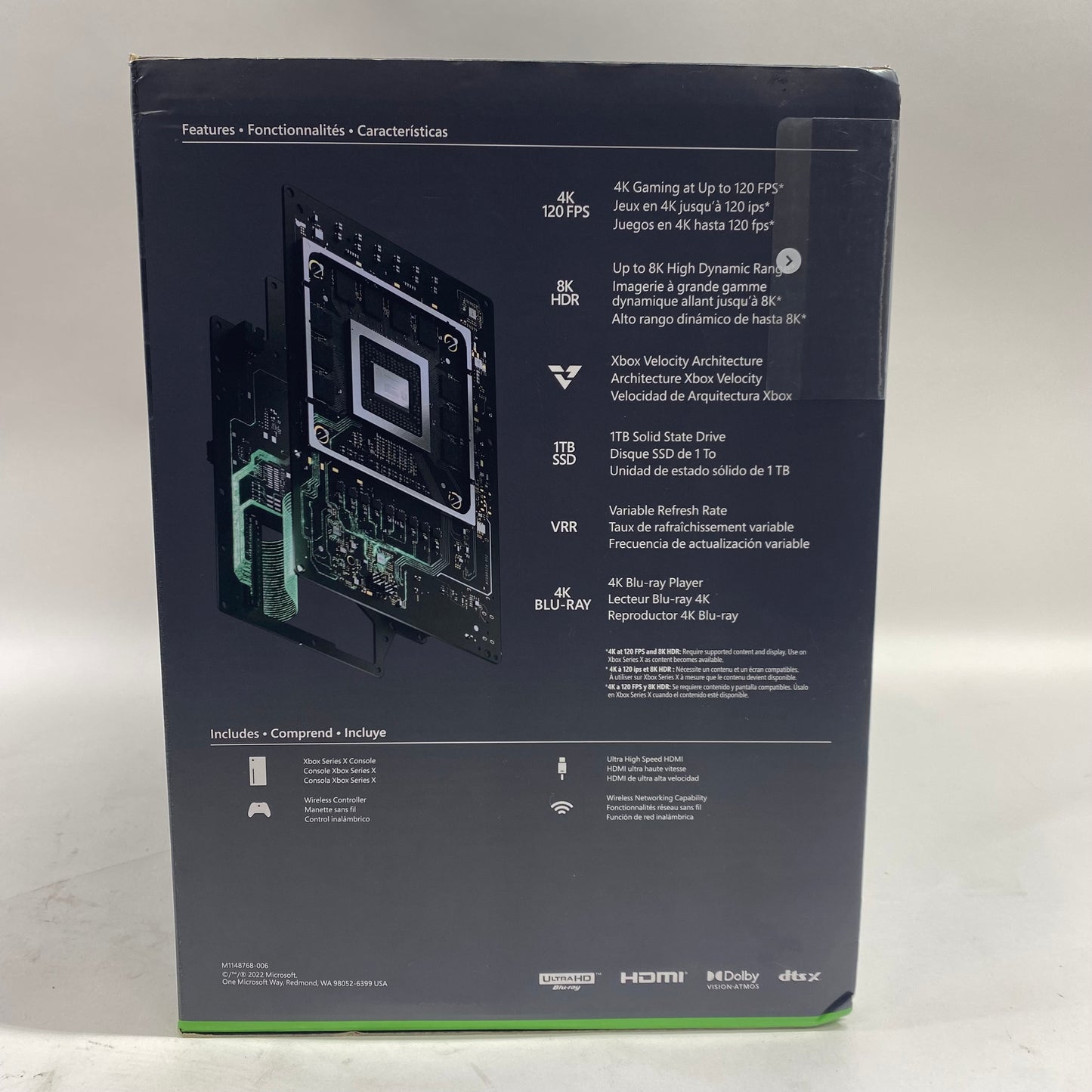 New Microsoft Xbox Series X 1TB Console Gaming System Carbon Black 1882