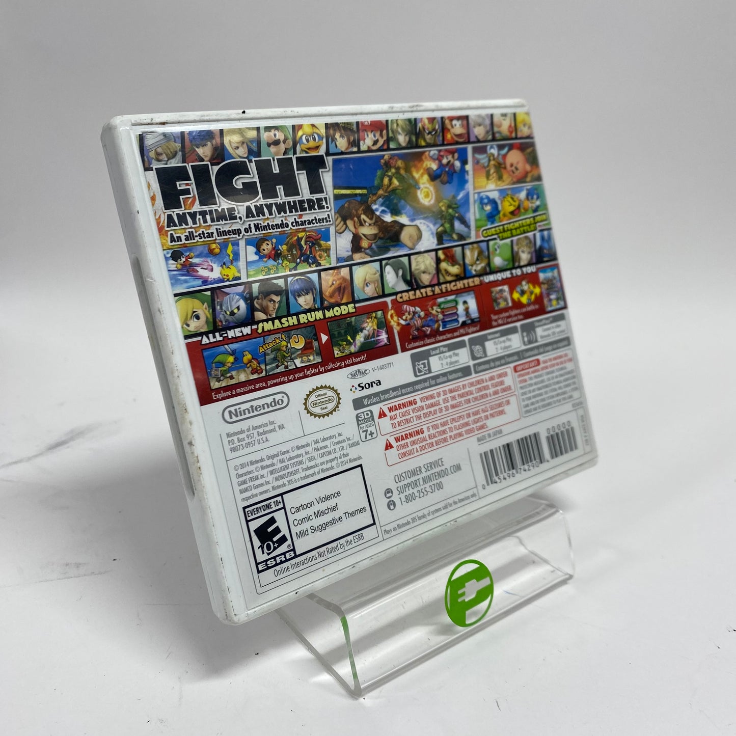 Super Smash Bros for Nintendo 3DS (Nintendo 3DS, 2014)