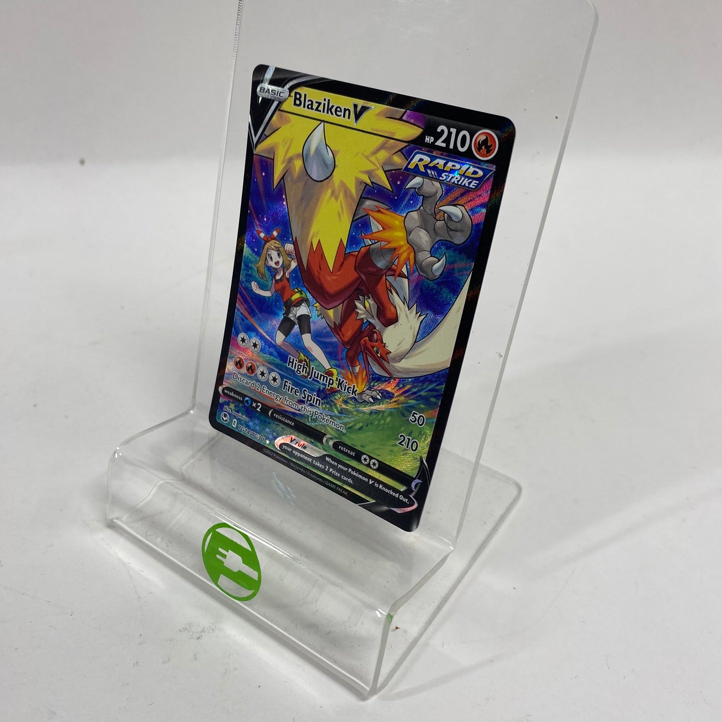 Pokémon TCG Sword & Shield - Silver Tempest Blaziken V TG14/TG/30 English