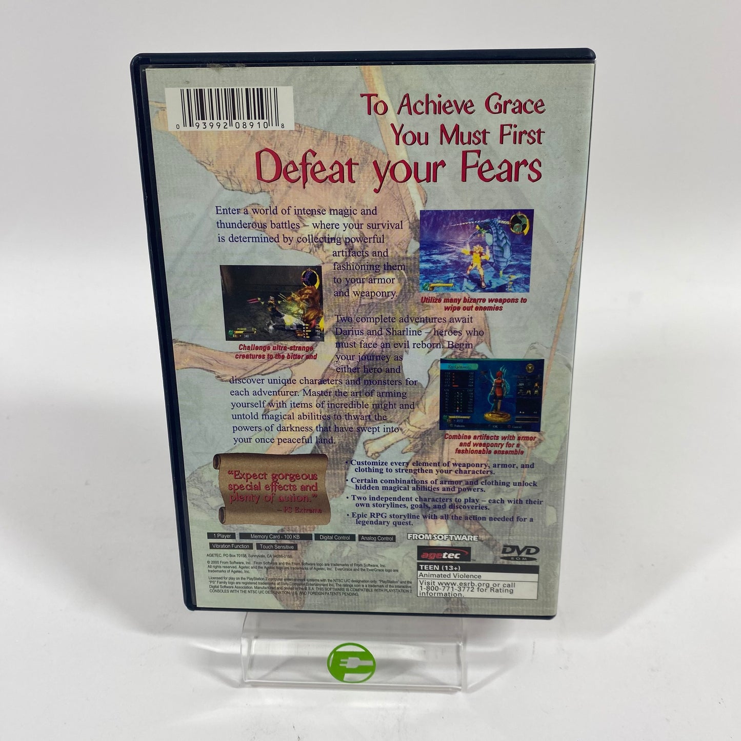 Ever Grace (Sony PlayStation 2 PS2, 2000)