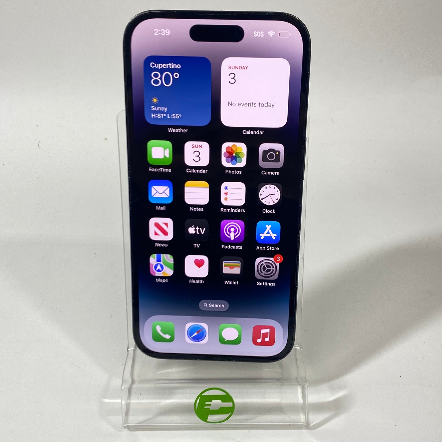 Unlocked Apple iPhone 14 Pro 256GB 18.3.1 SPACE BLACK MQ0N3LL/A